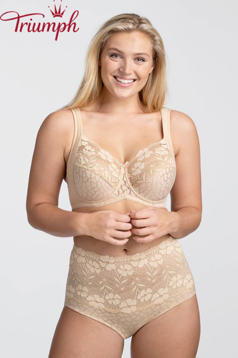 Triumph - Set od 4 komada 🔥 Grudnjak od žakarda i čipke
