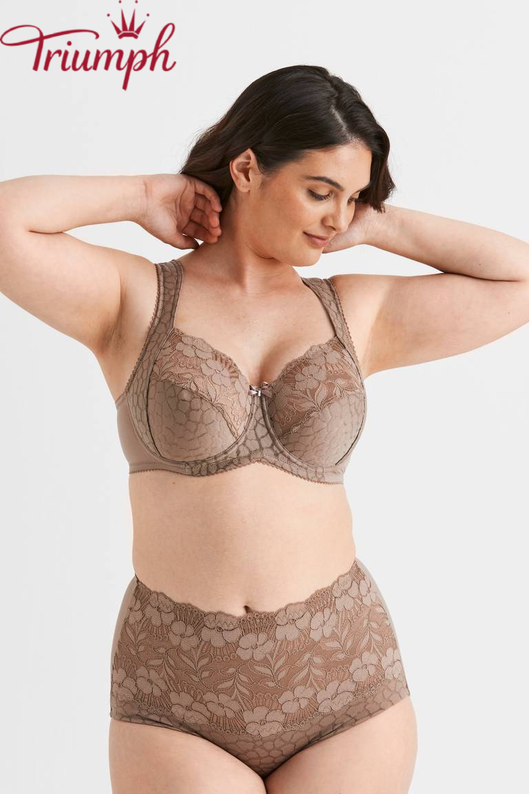 Triumph - Set od 4 komada 🔥 Grudnjak od žakarda i čipke